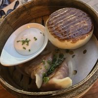 King oyster mushroom bao and gyoza at Minty Z in Coconut Grove