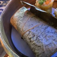 Bbq jackfruit lo Mai gai  at Minty Z in Coconut Grove