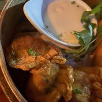 Cuban corn wontons  at Minty Z in Coconut Grove