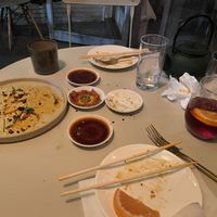 This was too good to take “before” pictures. But the plating was beautiful, trust me    at Minty Z in Coconut Grove