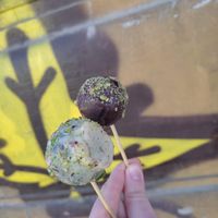 Awesome interesting and yummy desserts!  at New Wave Burgers in Sofia