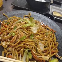 Vegan noodles at Japanika in Holon
