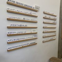 flavours they offered   at Die Eisperle - Jakominiplatz in Graz