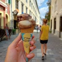 Charlie flavour - super tasty! at Die Eisperle - Jakominiplatz in Graz