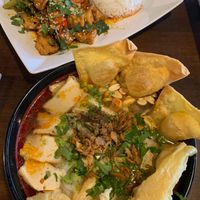 Noodle soup & tofu tom yum.  at Mekong Ravintola in Helsinki