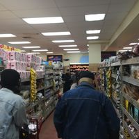 Aisle filled with food.  at Trader Joe's - Union Square in New York City