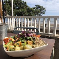 Vegeterian bowl at Bliss Café in Tenerife