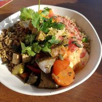 Buddha bowl at Bliss Café in Tenerife