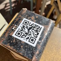 Qr menu #Veganuary at Bliss Café in Tenerife