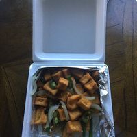 Salt and Pepper Tofu to go!  at Chef Chen's Chinese Restaurant in Vacaville