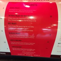 Menu at Project Pollo in San Antonio