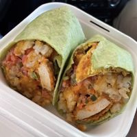 Breakfast burrito   at Project Pollo in San Antonio