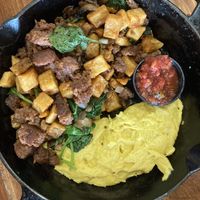 Vegan hash at Chops & Eggs in Corpus Christi