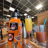 Pineapple Mimosa & Bloody Mary   at Chops & Eggs in Corpus Christi