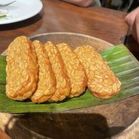 Fried tempeh  at Cabe Meguro in Tokyo