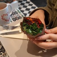 Seaside crepe made with dehydrated banana at Zdravo Ljubavi in Belgrade