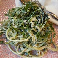 Pesto spaghetti  at Zdravo Ljubavi in Belgrade