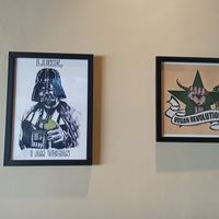 Decoration at Be Green Vegan in Goiania