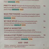 Burgers at Mad Patties in Mitcham