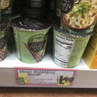 Vegan ramen at Trader Joe's in Springfield