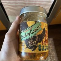 Great dip!! Cowboy caviar   at Trader Joe's in Virginia Beach