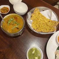 Dal Tadka & Missi Roti at Saras in Bangkok