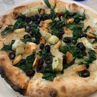 Veggie daily special made vegan  at Pizzeria Boema in Lenox