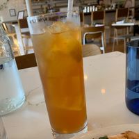 Apple cider, ginger beer & lemon mocktail—deeeelicious!  at Pizzeria Boema in Lenox