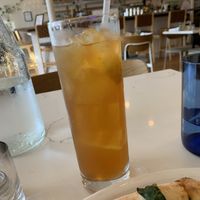 Mocktail of cider, ginger beer, maple syrup & lemon.  at Pizzeria Boema in Lenox