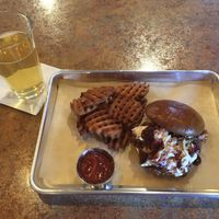 South Carolina BBQ-style pulled “pork” at Basecamp in Durango
