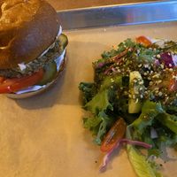 Crab cake sandwich  at Basecamp in Durango