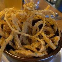 Onion crisps   at Basecamp in Durango
