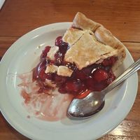 Vegan cherry pie 🥧 😋 at Pine Country Restaurant in Williams