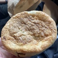 Vegan curry pie  at The Doughbin Bakery in Wanaka