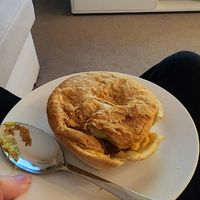 Vegan Cashew Curry Pie at The Doughbin Bakery in Wanaka