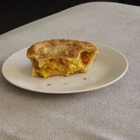 Vegan Cashew Curry Pie at The Doughbin Bakery in Wanaka