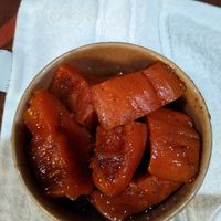 Candied yams at Binge Kitchen in Austin