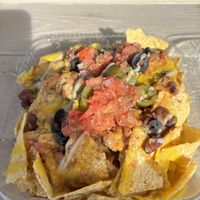 Loaded nachos.  at Yucca Valley Outpost in Yucca Valley