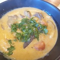 Mock beef curry - so amazing!! at Saigon Xua Vegan Restaurant in Springvale