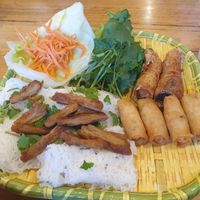 Fine vermicelli platter is incredible at Saigon Xua Vegan Restaurant in Springvale