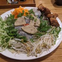 Vietnamese Rice Rolls/Stuffed Pancake at Saigon Xua Vegan Restaurant in Springvale