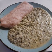 Naturerdnüsse und Blattgemüse mit Fufu at Blaues Zebra in Leipzig