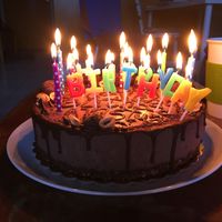 I had my forth vegan Birthday yesterday)))  at Healthy Delicious in Limassol