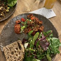 Spicy tofu 🌶  at Honest Greens - Born in Barcelona