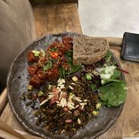 Spicy tofu 🌶  at Honest Greens - Born in Barcelona