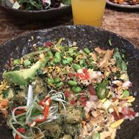 Vegan poké w/ herbed tofu  at Honest Greens - Born in Barcelona