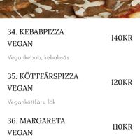 Updated menu 2023  at Pizzeria Papillon  in Jonkoping