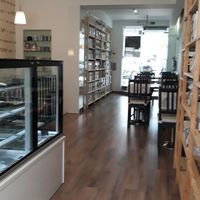 Tea room at Empório do Chá in Lisbon