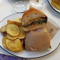 Vegan Cheese steak at Savta in Barcelona