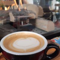 Café con leche at ROSALÍA LA RATONA in Huelva